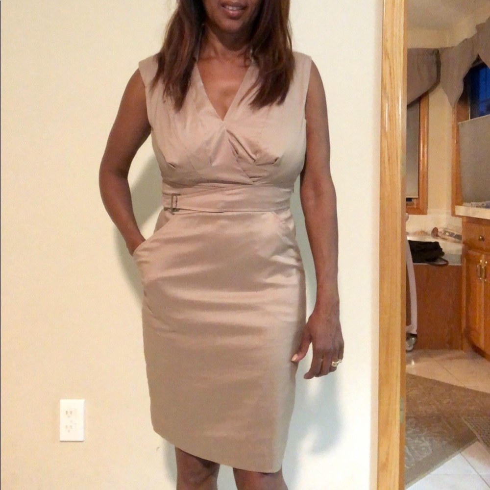 Beige Banana Republic Dress